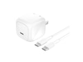 Belkin 45W BoostCharge Compact USB-C Wall Charger w 1m USB-C Cable - White, WCA013DQ1MWH-B6, 41975019, Battery Chargers Belkin 45W BoostCharge Compact USB-C Wall Charger w 1m USB-C Cable - White, WCA013DQ1MWH-B6, 41975019, Battery Chargers