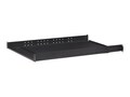 Kendall Howard 4-Point Adjustable Shelf, 1U, 1906-3-007-01, 9848059, Rack Mount Accessories