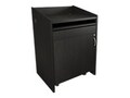 Middle Atlantic L2 Series Lectern with Connectivity, Grained Ebony Ash, L2LDC2CCMGE, 37017404, Furniture - Miscellaneous