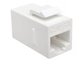Tripp Lite Cat6a Straight-Through Modular In-Line Snap-In Coupler, N235-001-6A, 30645395, Cable Accessories