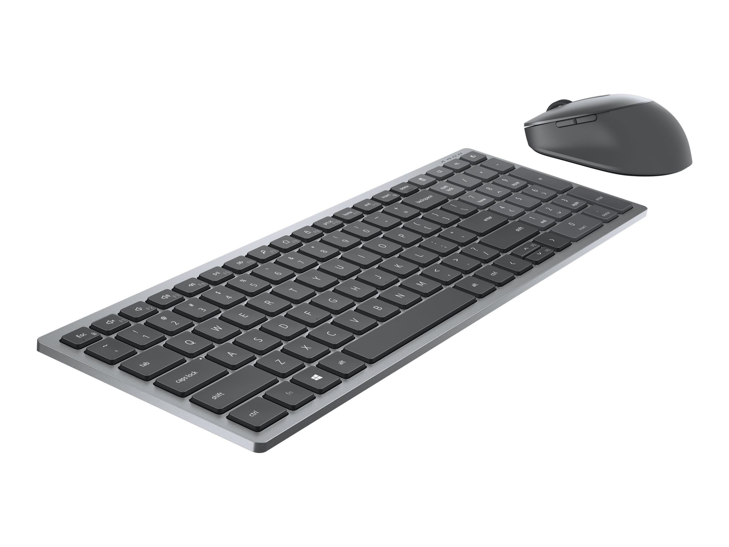 Dell Multi-Device Wireless Keyboard and Mouse Combo (KM7120W-GY-US)