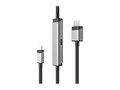ALOGIC Ultra USB-C Male to HDMI Male Cable with Power Delivery Passthrough, Space Gray, 2m, ULCHDPD02-SGR                 , 41919345, Cables