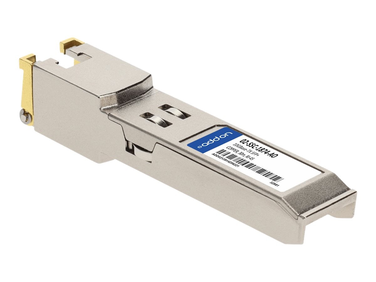 AddOn Sonicwall 02-SSC-1874 Compatible 10GBase-TX SFP+ 30m RJ-45