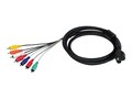 ZeeVee  Component Composite and Digital Audio Breakout Cable, 6ft, ZV709-6, 32080113, Cables