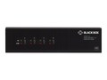 Black Box 4-port, Dual-Monitor, Mixed Displayport 1.2 and HDMI 2.0, 4K 60Hz, USB 3.0 Hub, Audio KVM Switch , KV6224DPH, 41225389, KVM Switches