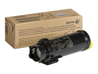 Xerox Yellow Standard Capacity Toner Cartridge for Phaser 6510 & WorkCentre 6515 Series, 106R03475, 33160588, Toner and Imaging Components - OEM