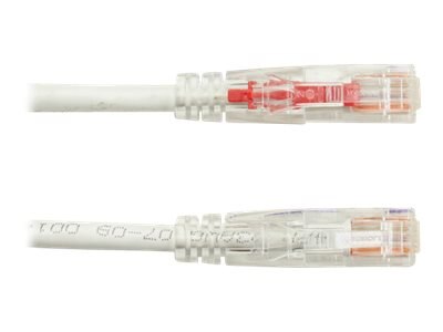 100-ft. Black Box C6PC70-WH-100 Box GigaTrue 3 CAT6 550-MHz Lockable Patch Cable - Category 6 for Network Device UTP White 100 ft 30.4-m 1