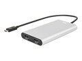 Other World Thunderbolt 3 to Dual HDMI M F Adapter, Silver, OWCTB3ADP2HDMI, 35157489, Adapters & Port Converters