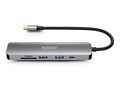 Urban Factory 6-in-1 USB-C Hub, MHC45UF                       , 41841125, Docking Stations & Port Replicators