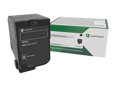 Lexmark Black Standard Yield Return Program Toner Cartridge for CS720, CS725 & CX725 Series (TAA Compliant), 74C0SKG, 31959214, Toner and Imaging Components - OEM