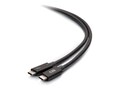 C2G 40Gbps Thunderbolt 4 USB-C Cable, Black, 2.5ft, C2G28886, 41415315, Cables