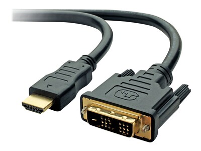 Belkin HDMI (M) to DVI (M) Display Cable, Black, 3ft, F2E8242B03, 8326911, Cables