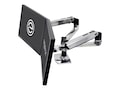 Ergotron LX Dual Side-by-Side Arm Mount, 45-245-026, 10955708, Stands & Mounts - Desktop Monitors