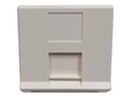Tripp Lite EUROPEAN STYLE INSERT 1PORT, N042E-WM1-SAT, 41490667, Premise Wiring Equipment