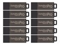 Centon Electronics 8GB Pro USB 2.0 Flash Drives - Gray (10-pack), DSP8GB10PK, 9444409, Flash Drives