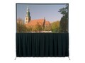 Da-Lite Skirt for 62x108 Fast-Fold Deluxe Frame, Black, 36727, 14468691, Projector Screen Accessories