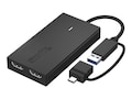 Plugable Plugable USB-C or USB 3.0 Type A to Dual HDMI M F Adapter, UGA-HDMI-2S, 41407396, Adapters & Port Converters