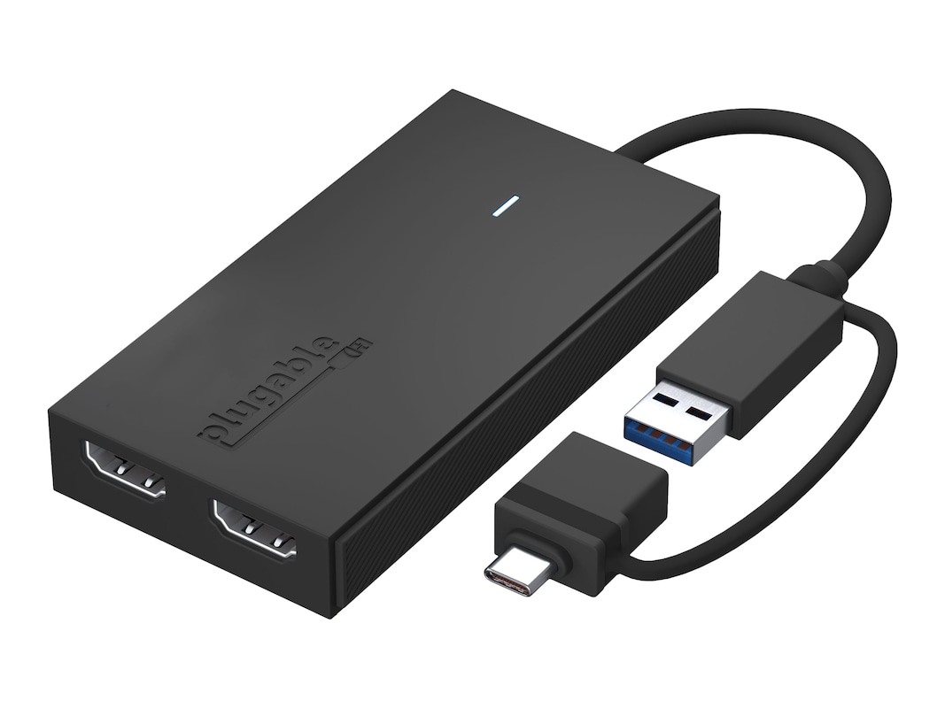 Plugable Plugable USB-C or USB 3.0 Type A to Dual HDMI M F (UGA-HDMI-2S)