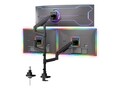 Mount-It! MI-12016  Mntr Dsk Mnt Curved, MI-12016                      , 42145197, Office Supplies