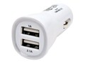 Tripp Lite Dual USB Tablet Phone Car Charger, 5V 3.1A, White, U280-002-C12, 17758977, Automobile/Airline Power Adapters