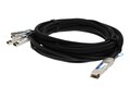 AddOn 40GBase-CU QSFP+ to 4xSFP+ Direct Attach Passive Twinax Cable for Extreme, 1m, 10202-AO, 18190412, Cables