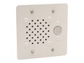 Valcom Flush Moutn Vandal-Proof Doorplate Speaker, V-1073, 16450858, Speakers - Commercial AV
