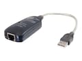 C2G JETLan USB 2.0 to RJ45 Fast Ethernet Adapter, 39998, 5923306, Network Adapters & NICs