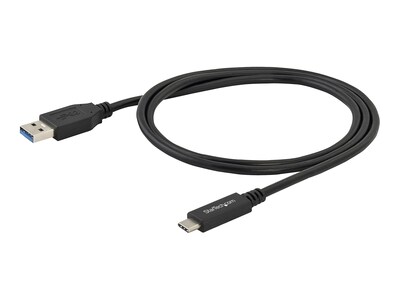 StarTech.com USB 3.0 Type A to USB-C M M Cable, Black, 1m, USB315AC1M, 34150859, Cables