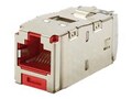 Panduit Mini-Com CAT6 STP RJ45 TG Jack Module, Red, CJS688TGRDY, 41136112, Premise Wiring Equipment Panduit Mini-Com CAT6 STP RJ45 TG Jack Module, Red, CJS688TGRDY, 41136112, Premise Wiring Equipment