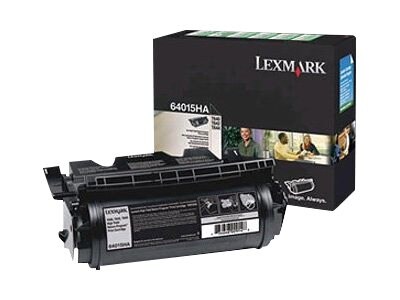 Lexmark Black High Yield Return Program Toner Cartridge for T640, T642 & T644 Series Printers, 64015HA, 5907218, Toner and Imaging Components - OEM