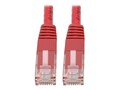 Tripp Lite Premium Cat5 5e 6 1Gbps 24AWG 550MHz Gigabit Molded Patch Cable, Red, 100ft , N200-100-RD, 34386685, Cables