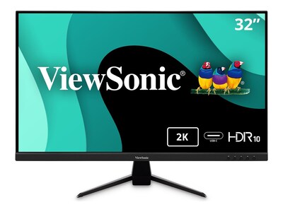 ViewSonic 31.5 VX3267U-2K QHD LED-LCD Monitor, VX3267U-2K                    , 41812310, Monitors