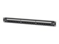Tripp Lite Cat6 24-Port Patch Panel - PoE+ Compliant, 110 Krone, 568A B, RJ45 Ethernet, 1U Rack-Mount, TAA, N252-P24, 35523688, Patch Panels