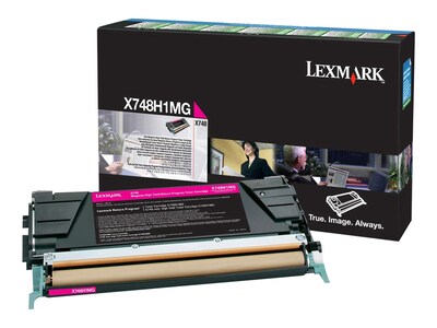 Lexmark Magenta High Yield Return Program Toner Cartridge for X748 Color Laser MFP Series, X748H1MG, 14012820, Toner and Imaging Components - OEM Lexmark Magenta High Yield Return Program Toner Cartridge for X748 Color Laser MFP Series, X748H1MG, 14012820, Toner and Imaging Components - OEM