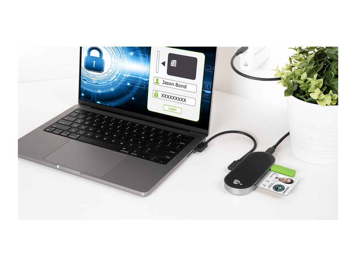 IOGEAR USB-C CAC Reader Hub - Thumbnail 5