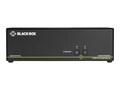 Black Box NIAP3 2-Port Single-Monitor DP 4K30 USB AUD CAC Secure KVM Switch, SS2P-SH-DP-UCAC, 41065095, KVM Switches