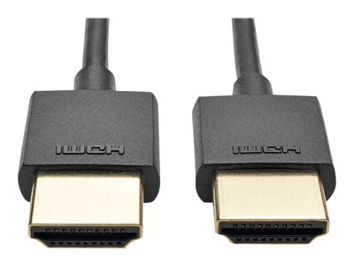 Tripp Lite Slim High-Speed HDMI M M Cable with Ethernet and Digital Video with Audio, 6ft, P569-006-SLIM, 32853956, Cables