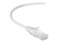 Black Box CAT6 28AWG 250MHz UTP Slim-Net Patch Cable, White, 5ft , C6APC28-WH-05, 34614035, Cables Black Box CAT6 28AWG 250MHz UTP Slim-Net Patch Cable, White, 5ft , C6APC28-WH-05, 34614035, Cables
