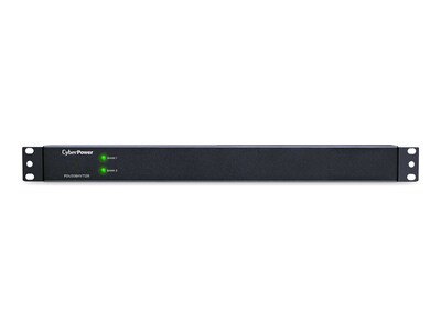 CyberPower Basic PDU 200 230V 30A 1U RM L6-30P Input 10ft Cord (12) Rear C13 Outlets, RoHS, PDU30BHVT12R, 11261960, Power Distribution Units