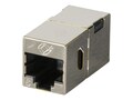 Black Box CAT6 Straight-Through Coupler, Shielded, Metal, FM608, 32864516, Cable Accessories