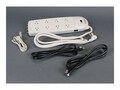 Legrand 8 OUTLET SURGE STRIP W DSS,6FT, 77002N                        , 41900461, Surge Suppressors