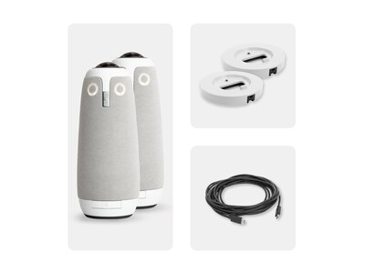 Owl Labs Meeting Owl 3 + Expansion Mic, BND300-0038 , 41874292, Video Conference Room Hardware Owl Labs Meeting Owl 3 + Expansion Mic, BND300-0038 , 41874292, Video Conference Room Hardware