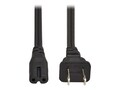 Tripp Lite Notebook AC Power Adapter Cable - NEMA 5-15P to IEC-320-C7 - 6 Feet, P012-006, 4929520, Power Cords