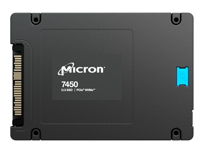 Crucial 3200GB 7450 MAX PCIe Gen4 1x4 NVMe v1.4 Mixed Use U.3 7mm Internal Solid State Drive , MTFDKCB3T2TFS-1BC1ZABYYR, 41519190, Solid State Drives - Internal
