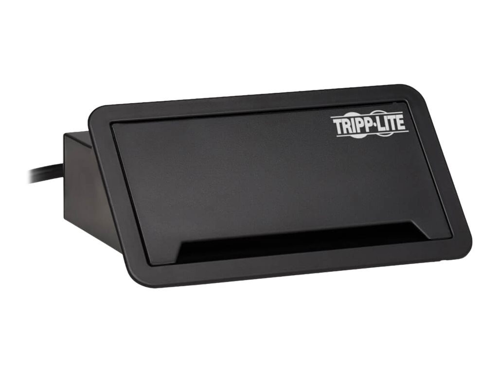 Tripp Lite Power It! 2-Outlet In-Desk Power and Charging Dock