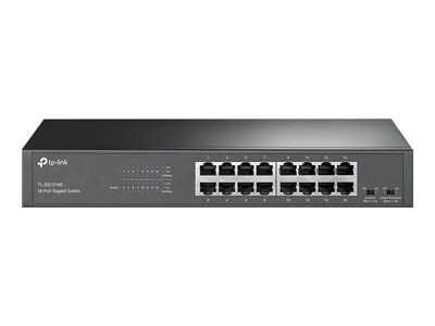 TP-LINK 16-Port 10 100 1000Mbps Gigabit 13 Rackmountable Switch, 32Gbps Capacity, TL-SG1016D, 13685934, Network Switches