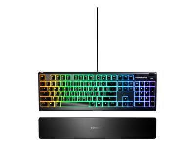Ideazon SteelSeries Apex 3 RGB Gaming Keyboard , 64795, 38025684, Keyboards & Keypads