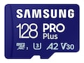 Samsung 128GB U3 A2 PRO Plus MicroSDXC Card w  SD Adapter , MB-MD128SA/AM, 41698623, Memory - Flash