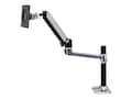 Ergotron LX Desk Mount LCD Arm with Tall Pole, 45-295-026, 13281622, Stands & Mounts - Desktop Monitors