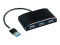 Siig 4-Port USB 3.0 Hub, JU-H40F12-S1, 32627457, USB & Firewire Hubs